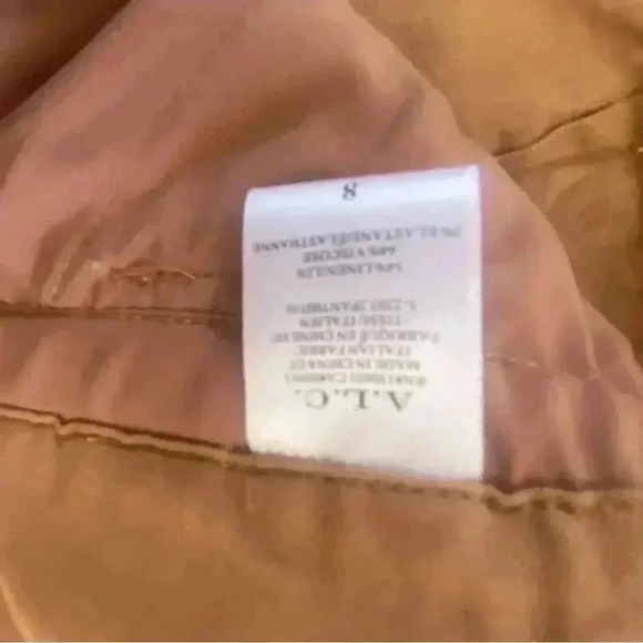 A.L.C. Dylan Linen Blend Paperbag Waist Pants $450 - Picture 6 of 7